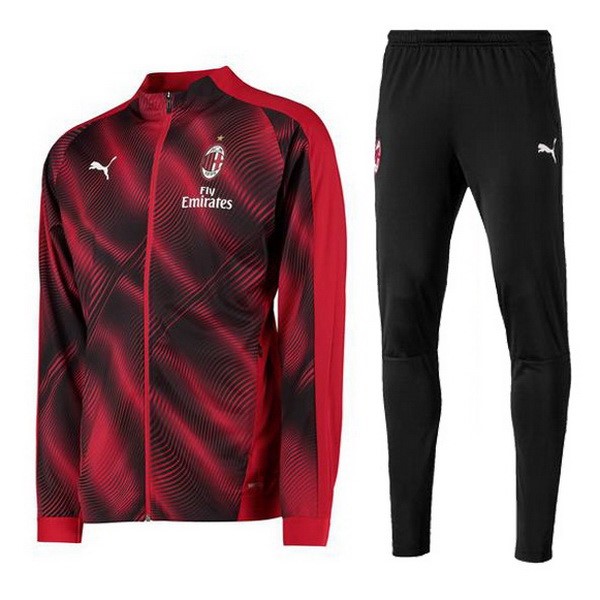 Chandal AC Milan 2019-2020 Rojo Marino